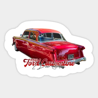 1953 Ford Customline 2 Door Sedan Sticker